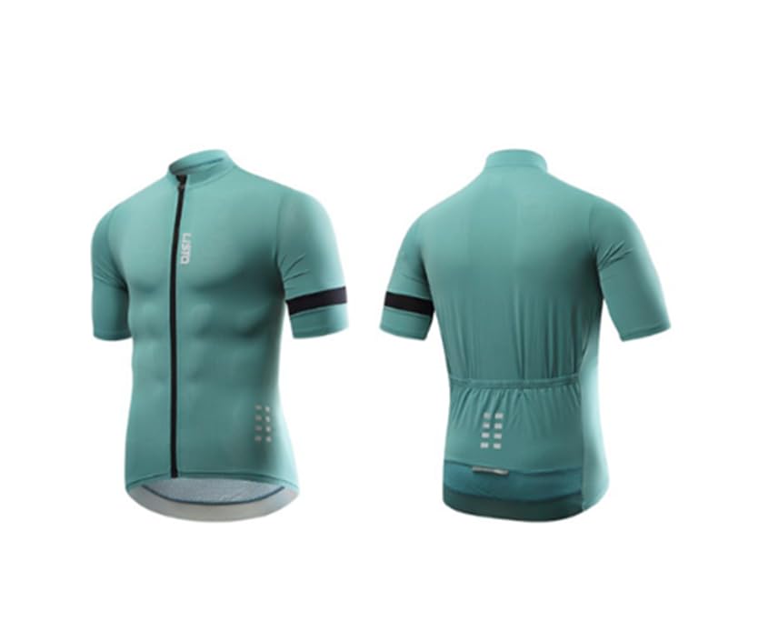 ListaMen's Reflective Road Bike Cycling Full Zip Jerseys