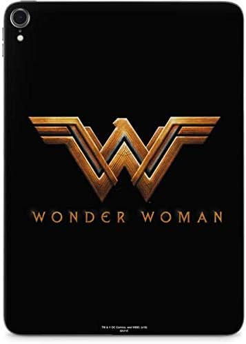 Skinit Decal Tablet skin compatible with iPad Pro 11in (2020) - Officially Licensed DC Comics Wonder Woman Gold Emblem Design