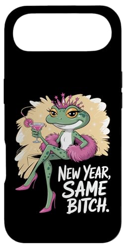 New Year Same Attitude Sassy Frog Queen Party ���[���A �X�}�z�P�[�X iPhone Air �p