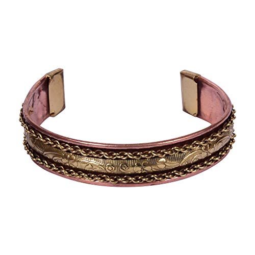 iCraftJewel Copper Bracelet Joint Pain Therapy Cuff Bracelet for Men and Wome Without Magnet