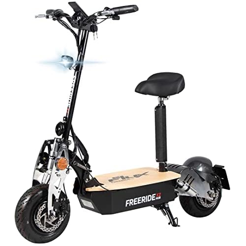 eFlux Freeride X2 mit Straßenzulassung - km/h - Watt Motor - km Reichweite (Schwarz)