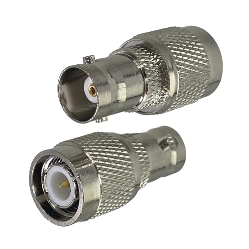 RF�����R�l�N�^�^�C�v4 BNC�I�X�ƃ��X����TNC�v���O�e�X�g�R���o�[�^�A�A���e�i�R�l�N�^���C�����X�p(BNC F to TNC M)