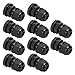 Cable Glands, IP68 PG Type 10pcs Cord Connector PA Nylon for Communiion Facilities for Marine Industry,Wire and cable