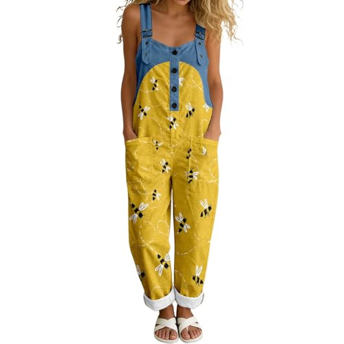Mono de verano de pierna ancha para sentir la libertad y frescura de un estampado floral único