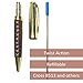 Leather Wrapped Ballpoint Pen for Men and Women - Stylish Faux Leather and Gold Smooth Flowing Non Smudge Ink and Light To Hold - Lovely Presentation Box