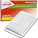 EPAuto GP171 (CA10171) Replacement for Toyota Rigid Panel Engine Air Filter for Camry Gas L4 (2007-2016), Venza Gas L4 (2009-2015); suggest replace with cabin air filter CP285 (CF10285)