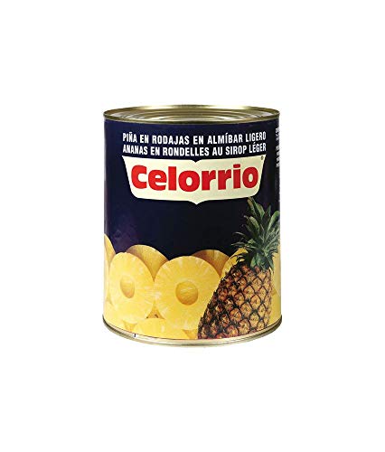 PIÑA EN RODAJAS EN ALMIBAR CELORRIO 3 KG (1 LATA)