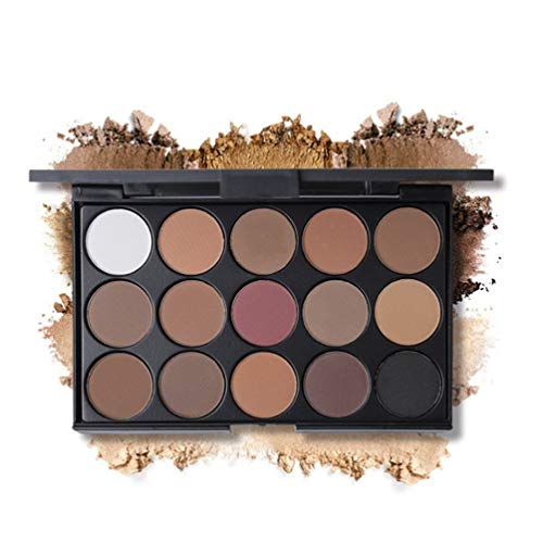 Meao 15 Colors Tones Smokey Eyeshadow Palette Makeup Gift Set Highly Pigmented Make Up Eye Shadow Pallet Powder - Long Lasting Professional Cosmetic Palette
