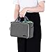 Luxja Small Crochet Tote Bag, Yarn Storage Bag for Small Unfinished Projects, Crochet Hooks and Other Accessories, Gray