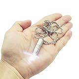 Nitefox Bullet-Shaped Mini Flashlight Keychain Light Men's EDC Emergency Safety Lamp Protable Necklace Light for Men's Everyday Carry Ornament Emergency Illuminate Nice Gift