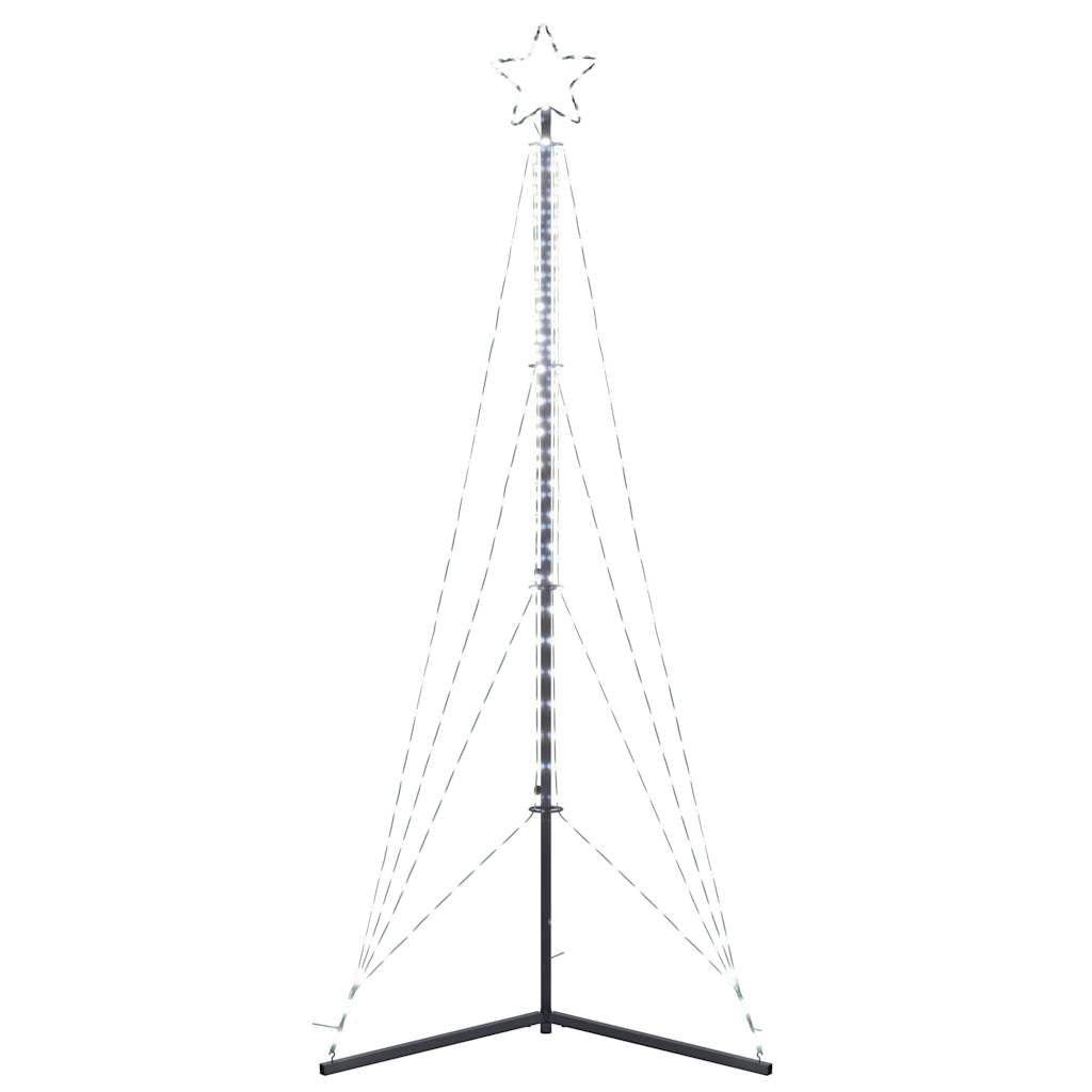 ShGaxin Weihnachtsbaum-Beleuchtung 483 LEDs Kaltweiß 240 cm, Weihnachtsbaum, Baum Außen, Christbaumlichterketten, Christbaum Außen - 4016413