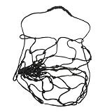 Sosoport Adjustable Soccer Training Net for Boys and Girls and Adults Football Juggling Aid for Kick Practice Portable Soccer Equipment for Skill Development Black