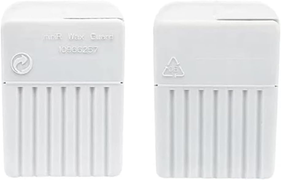 for Siemens/Signia 2.0 MiniReceiver Wax Guards Filter Traps Replacements #10966257-5 Pack (40 Filters)