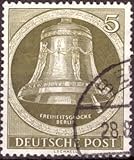 Mi.Nr. 82, philaseum Briefmarken Berlin 1951, Mi.Nr. 82 Freiheitsglocke (II) Klöppel rechts, Gestempelt