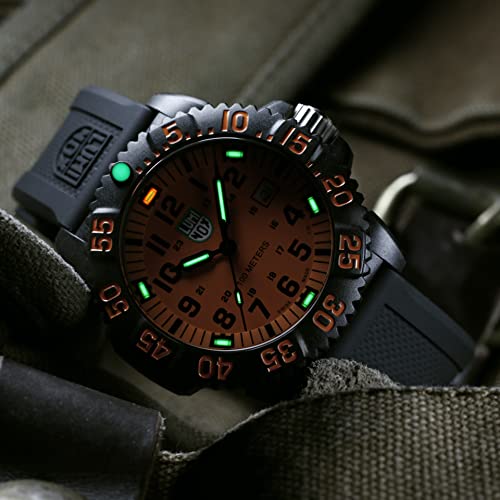 Luminox - G Collection Sea Lion zegarek męski 44 mm - zegarek wojskowy w kolorze czarnym z wyświetlaczem daty 100 m wodoszczelny - kilka wariantów - wyprodukowano w Szwajcarii - Zegarek męski