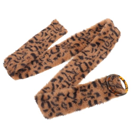 Wide Leopard Print Belt Women Animal Print Waist Ladies Belt For Dresses Jeans Skirts Party Casual Or Formal Outfits