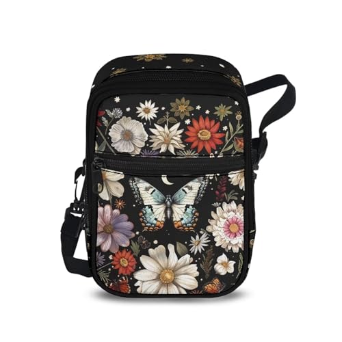 Small Messenger Bag for Women Men Sling Bag Crossbody Purse Wallet Purse Cell Phone Crossbody Bag