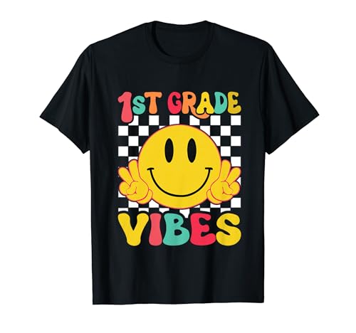 1st Grade Vibes First Day Teachers Students Back to School Camiseta