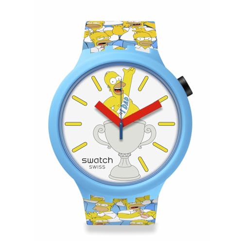 Swatch Big Bold SB05Z100 Simpsons montre multicolore boîtier plastique biosourcé