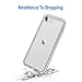 JETech Case for iPhone SE 3/2 (2022/2020 Edition), iPhone 8 and iPhone 7, 4.7-Inch, Non-Yellowing Shockproof Phone Bumper Cover, Anti-Scratch Clear Back (Gray)