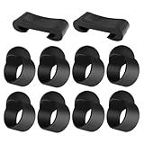 Enwye 1 Tamburin-Percussion-Finger-Set mit 2 Schlägelhaltern, 8 Finger-Sets und 1 Box. Reduziert Schlaggeräusche für einen saubereren Klang.