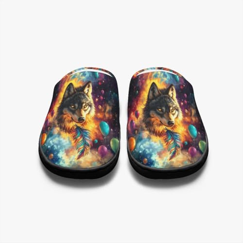 Chaussons en coton avec mousse à mémoire de forme grande taille