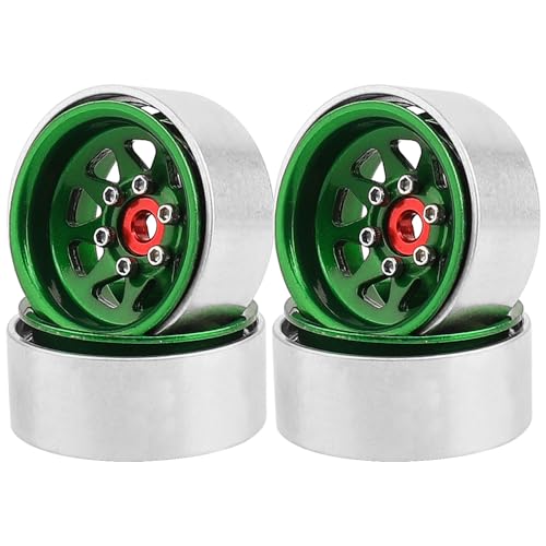 Pothyes 1.0 �r�[�h���b�N�z�C�[�� -3.78mm �I�t�Z�b�g�z�C�[������ 1/18 1/24 RC�N���[���[�J�[�A�N�V����AX24 SCX24 FMS FCX24 TRX4M�A�b�v�O���[�h�p(�_�[�N�O���[��)