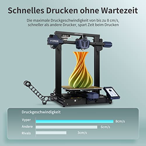 Anycubic Vyper 3D Drucker,Intelligenter 3D-Drucker Mit Auto-Nivellierung,Mit TMC2209 32-Bit Silent Mainboard Und Magnetischer Plattform,Drucken Ist Leiser Und Schneller,Große Druckgröße 245*245*260mm - 5