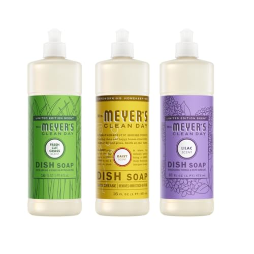 Image of Mrs. MEYER'S CLEAN DAY Dish Soap Bundle (Lilac + Daisy + Fresh Cut Grass)