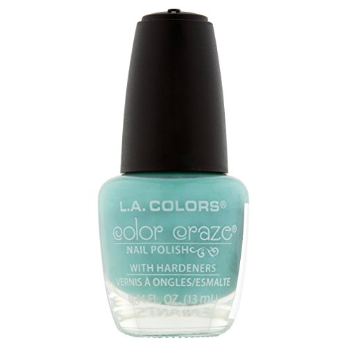 L.A. Colors Craze Nail Polish, Sea Foam, 1 Ounce