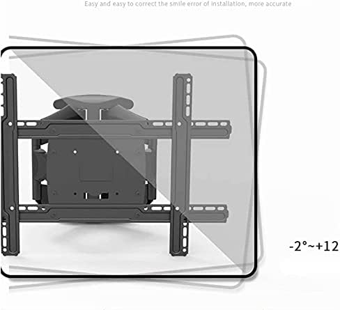 Tv Mounts Stands Wall Bracket for Tv, Extends Tv Wall Mount Holds Up to 30Kg, Swivels Tilts Tv Wall Bracket for 32-55 Inch Flat and Curved Tvs, 400X400Mm