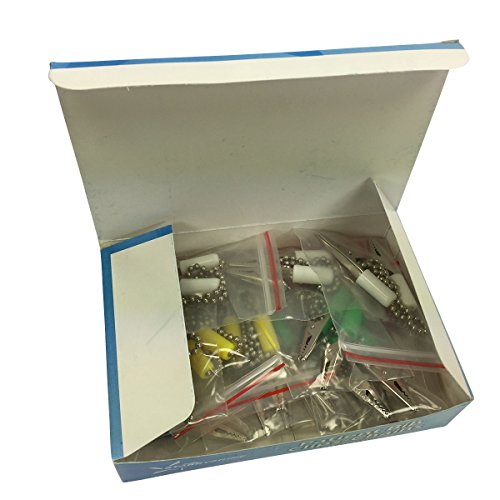 20 Pc Dental Patient Bib Clips Chains Napkin Holder Clips Tattoo Chain Clip Assorted Colors #TOP2