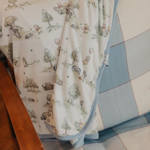 Image of Copper Pearl Jumbo 3-Layer Baby Blanket: Soft Baby Quilts for Boys and Girls | Breathable, Cozy, Toddler Blanket | Baby Quilt for Newborns | 46x46 Premium Polyester /Rayon | Hundred Acre Wood