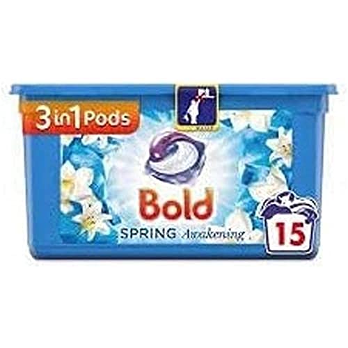 Bold 3in1 Pods Spring Awakening Washing Liquid Capsules 15 Washes