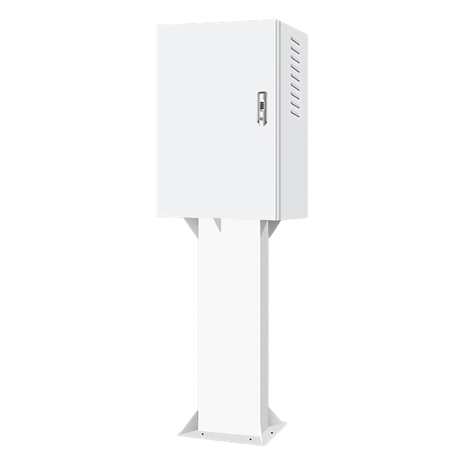 Générique Support de Sol pour Station de Recharge de véhicule électrique, boîtier de Protection pour Chargeur de VE, Conception verrouillable, résistant à la Pluie, Compatible avec 95% des chargeurs
