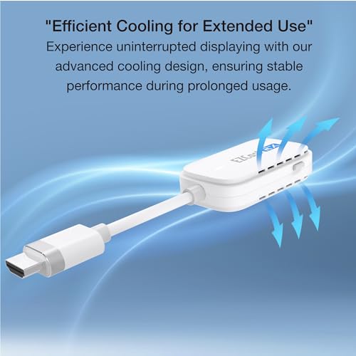 Image of EZCast Wireless HDMI Transmitter & Receiver, 1080P 60Hz, Screen Mirroring and Extending for Laptop /PC /Tablet, 30m Range