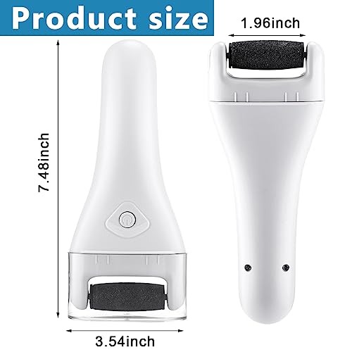 Image of HANNEA Electric Removers, Pedicure Scrubber For Women Pedicure Machine Rechargeable Electronic Pedicure Tools, Portable Pedicure Device for Callus, Professional Feet Care
