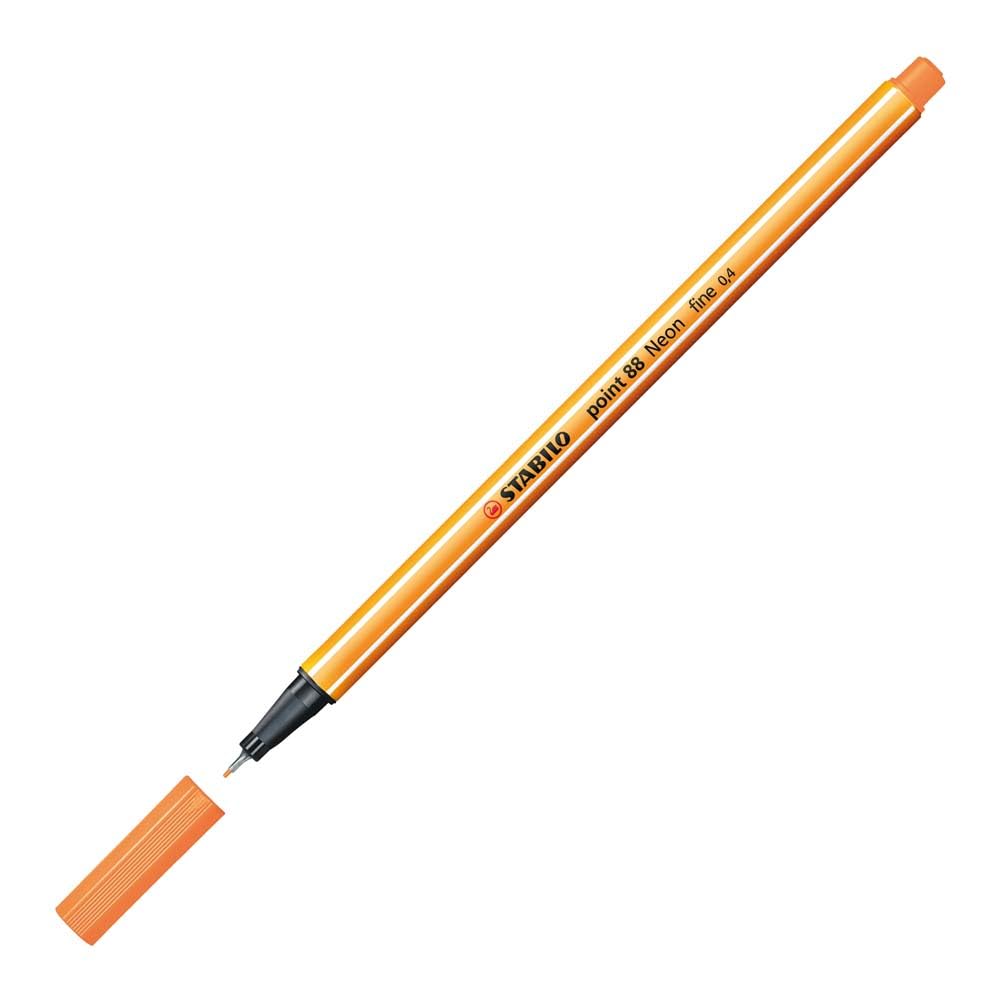 STABILO Fineliner - point 88 - Pack of 1 - Neon Orange