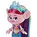 Trolls DreamWorksTopia Techno Mermaid Poppy Doll, Tail Lights Up in or Out of Water, Toy for Girls and Boys 4 Years Old and Up