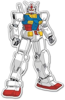 Gundam RX-78 Mecha Mobile Suit Gundam Vynil Car Sticker Decal - Select Size