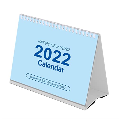 HUMINGG Calendario 2022 Simple Linda Series Desktop Calendar Agenda Anhery Officer Officer Home (Color : 2, Size : One Size) Cover
