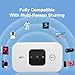 Mobile Hotspot, Portable Travel Router Supports 10 Users at The Same Time, Pocket Device with 2100mAh Large Battery, for Secure Internet at Home Or