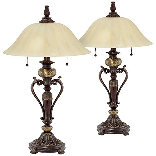 Amor Bronze Table Lamp Set of 2