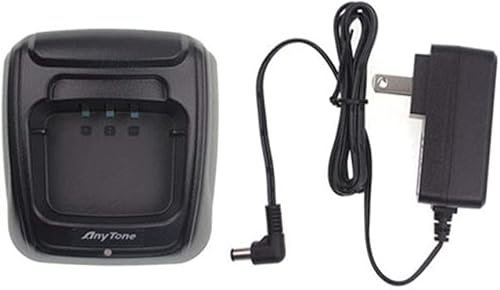 Battery Charger for Anytone AT-D878UV AT-D878 Plus AT-D868 Battery Desktop Charger and Power Adapter