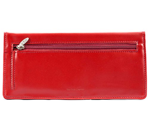 Big Skinny Women's Executive Leather Bi-Fold Checkbook Slim Wallet, Holds Up to 40 Cards3