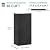 YITAHOME Outdoor Tall Storage Cabinet with 4 Shelves, Waterproof Resin Vertical Tool Shed, Lockable 30 cu. ft. Storage Shed for Patio, Garden, Yard, Dark Gray