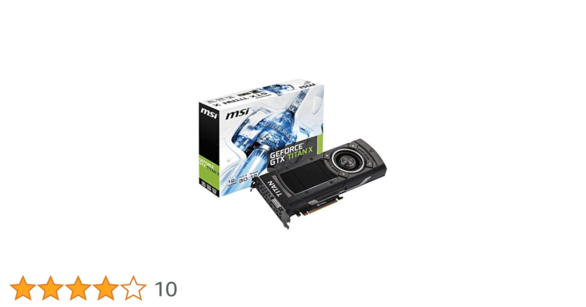 Amazon | エムエスアイコンピュータージャパン TITAN X 12GB搭載