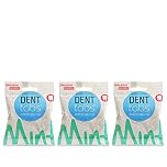 DENTTABS MFx3 Stevia Mint Toothbrush Tablets with Fluoride Pack of 3 (3 x 125 Pieces) (Organic, Vegan)