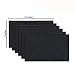 6 Pieces Leather Patch, Adhesive Backing leather seat patch for Repair Sofa, Car Seat, Jackets, Handbag, 13 by 7 Inch, Black