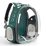 NA Mochila PortáTil Respirable del Lazo De La CáPsula del Espacio Transparente del Gato del Bolso del Gato